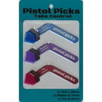 Pistol-Picks Guitar Picks Thin 0.50mm Pistol Picks